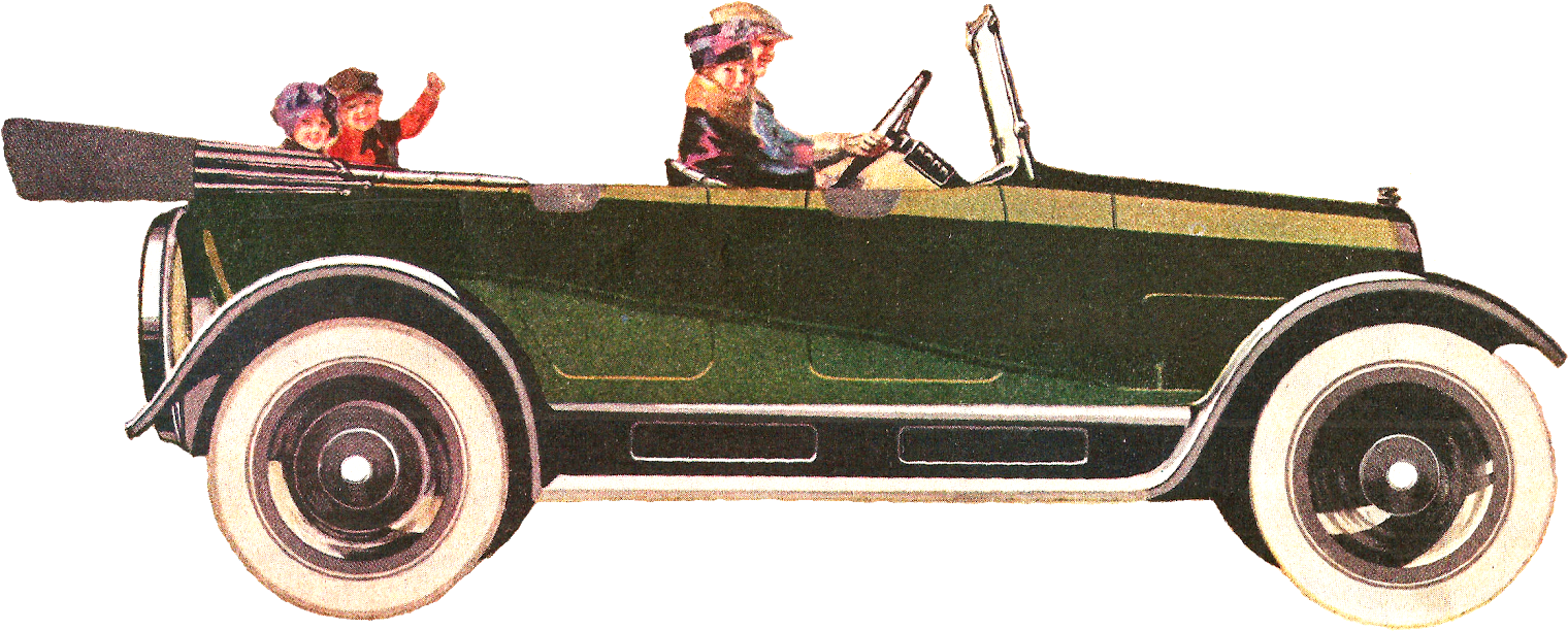 Car 1917 Vintage (1600x688), Png Download