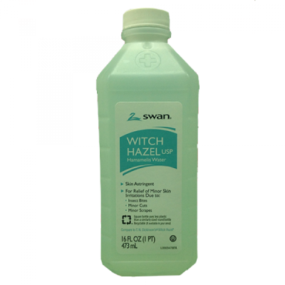 Witch Hazel Usp, 16 Oz Swan - New Swan Witch Hazel, 16 Ounce (400x400), Png Download