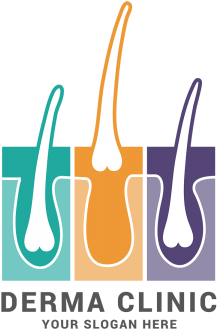 Hair Care Dermatology Logo Icon Medical Diagnostics - Skin Clinic Symbols (360x360), Png Download