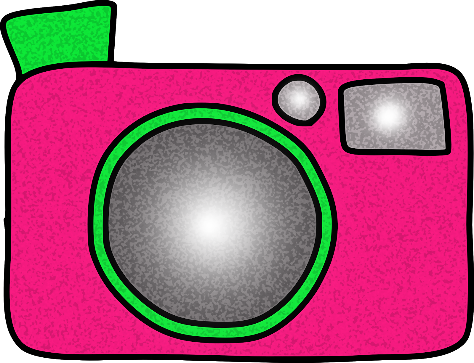 Camera Clipart Pink - Clip Art (1600x1226), Png Download