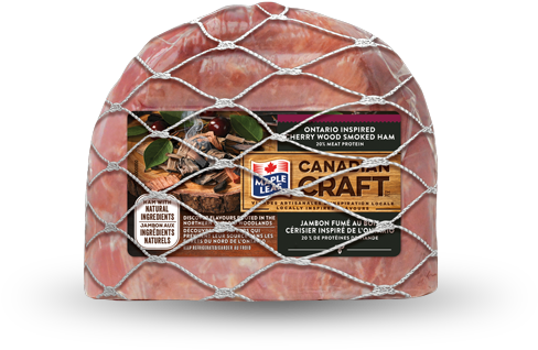 Maple Leaf Canadian Craft™ Ontario Inspired Cherry - Maple Leaf Canadian Craft Cherry Wood Smoked Ham (500x500), Png Download