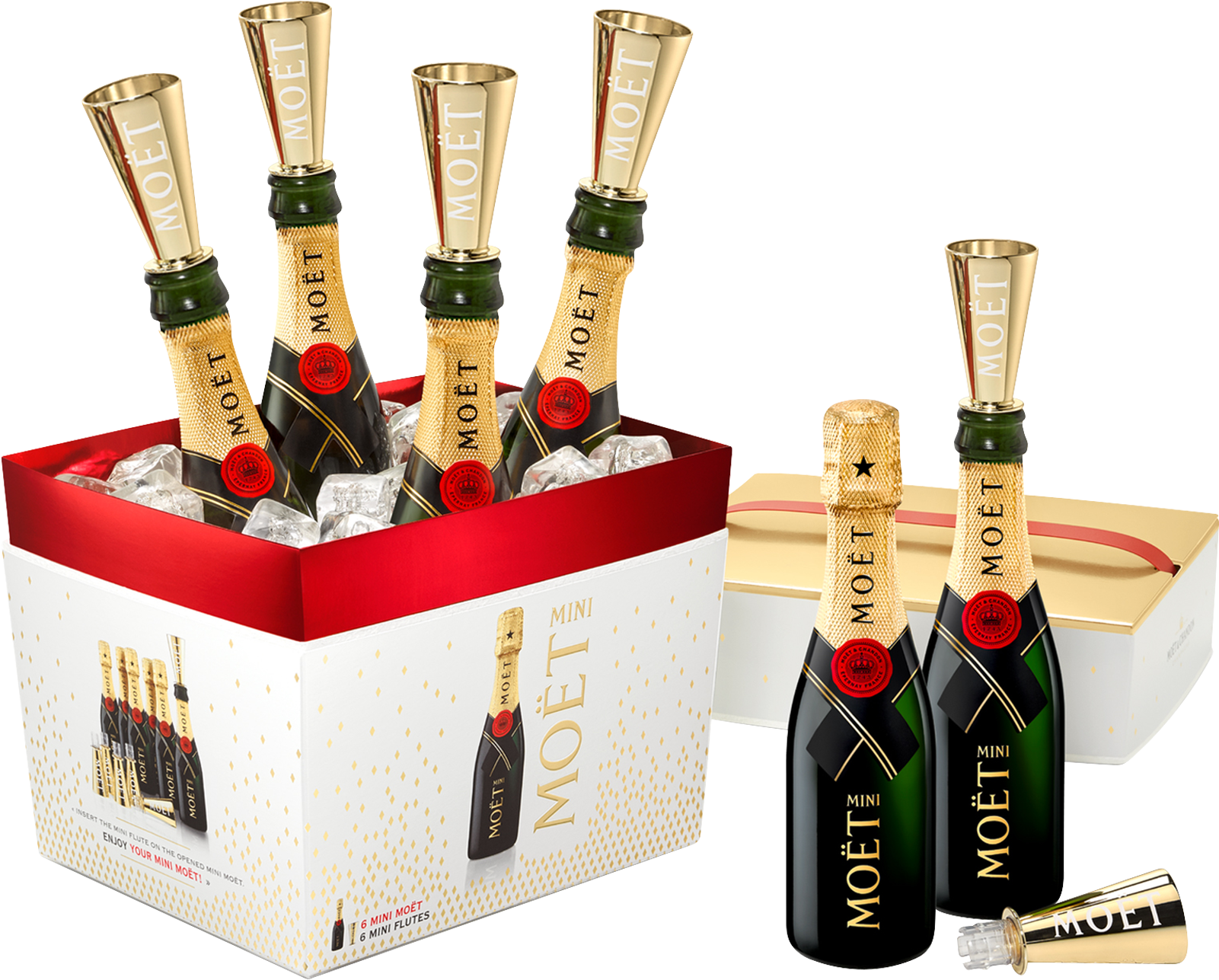 Moët & Chandon Brut Impérial Golden Sippers Mini Share - Moët & Chandon (1600x2000), Png Download