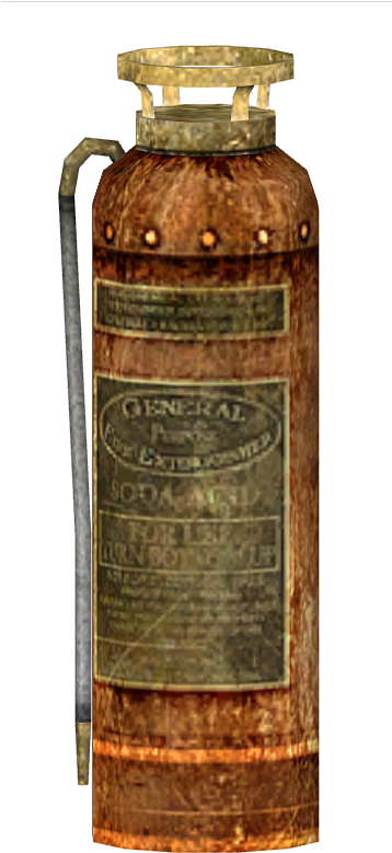 Fire Extinguisher - World War 2 Fire Extinguisher (851x789), Png Download