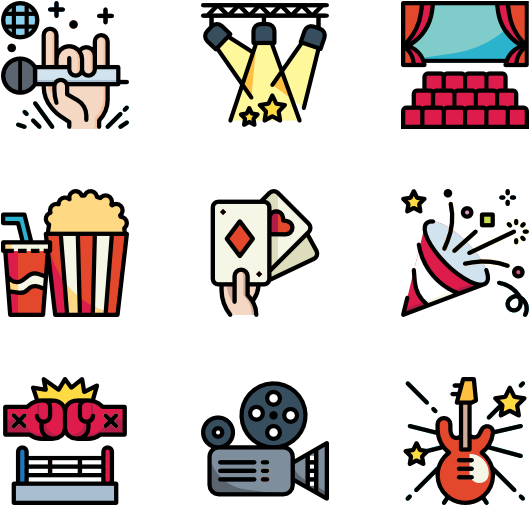 Entertainment - Concert Icons Png (600x564), Png Download
