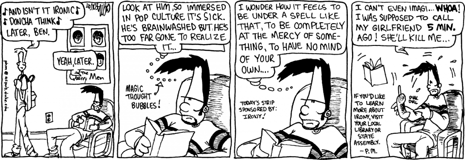"pop Culture" - Comic Strip About Culture (960x331), Png Download