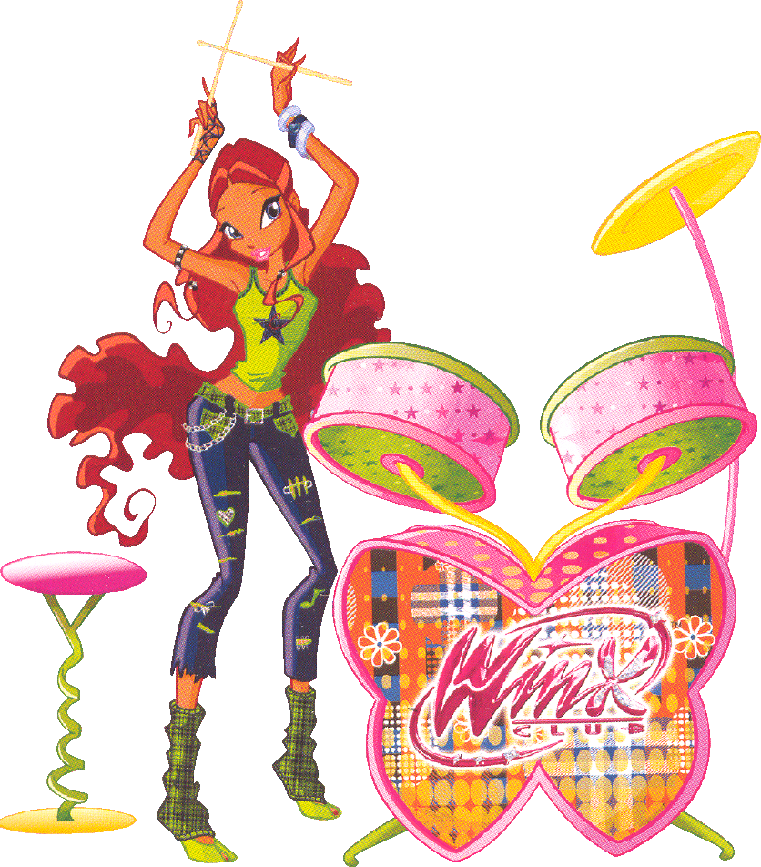 Aisha 4 Concert Full - Winx Club Band Aisha (836x952), Png Download