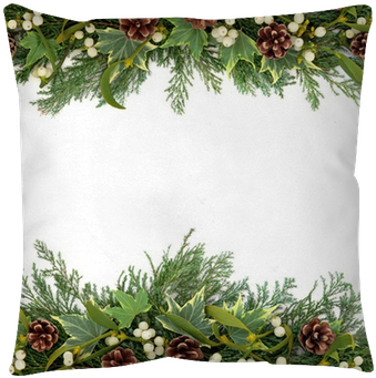 Free Christmas Floral Border (400x400), Png Download