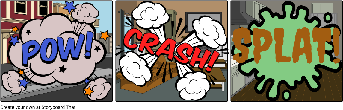 Comic - Storyboard Cartoon (1164x385), Png Download