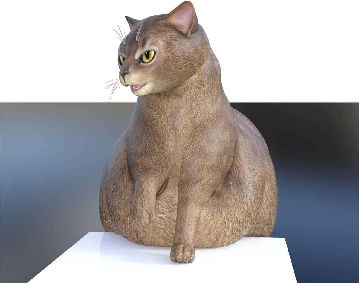 Fat Cat Is Squish (1200x974), Png Download
