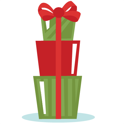 Christmas Gifts Svg Scrapbook Cut File Cute Clipart - Stack Of Gifts Clipart (432x432), Png Download