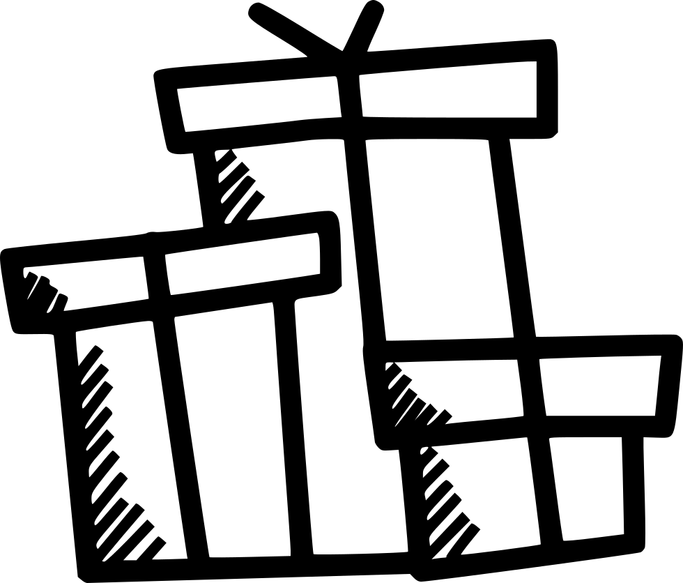 Gifts Gift Box Present Presentation Christmas Birthday - Bong Outline (980x836), Png Download