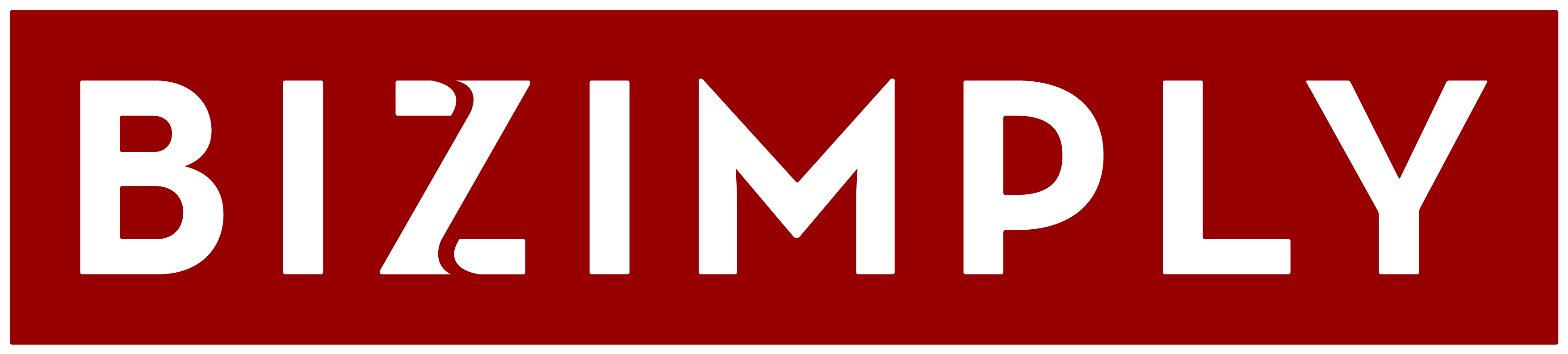 Bizimply Red Logo - Concert (4724x1772), Png Download