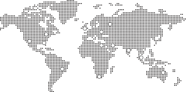 Dotted World Map Icon Png (603x300), Png Download