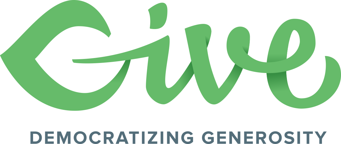 Give Logo Large - Give Logo Png (1185x501), Png Download