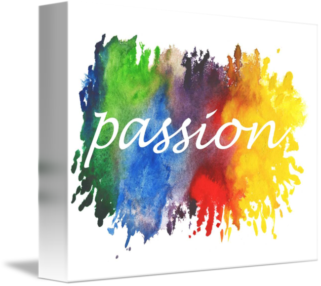Passion Rainbow Splashes By Irina Sztukowski - Watercolor Painting (650x579), Png Download