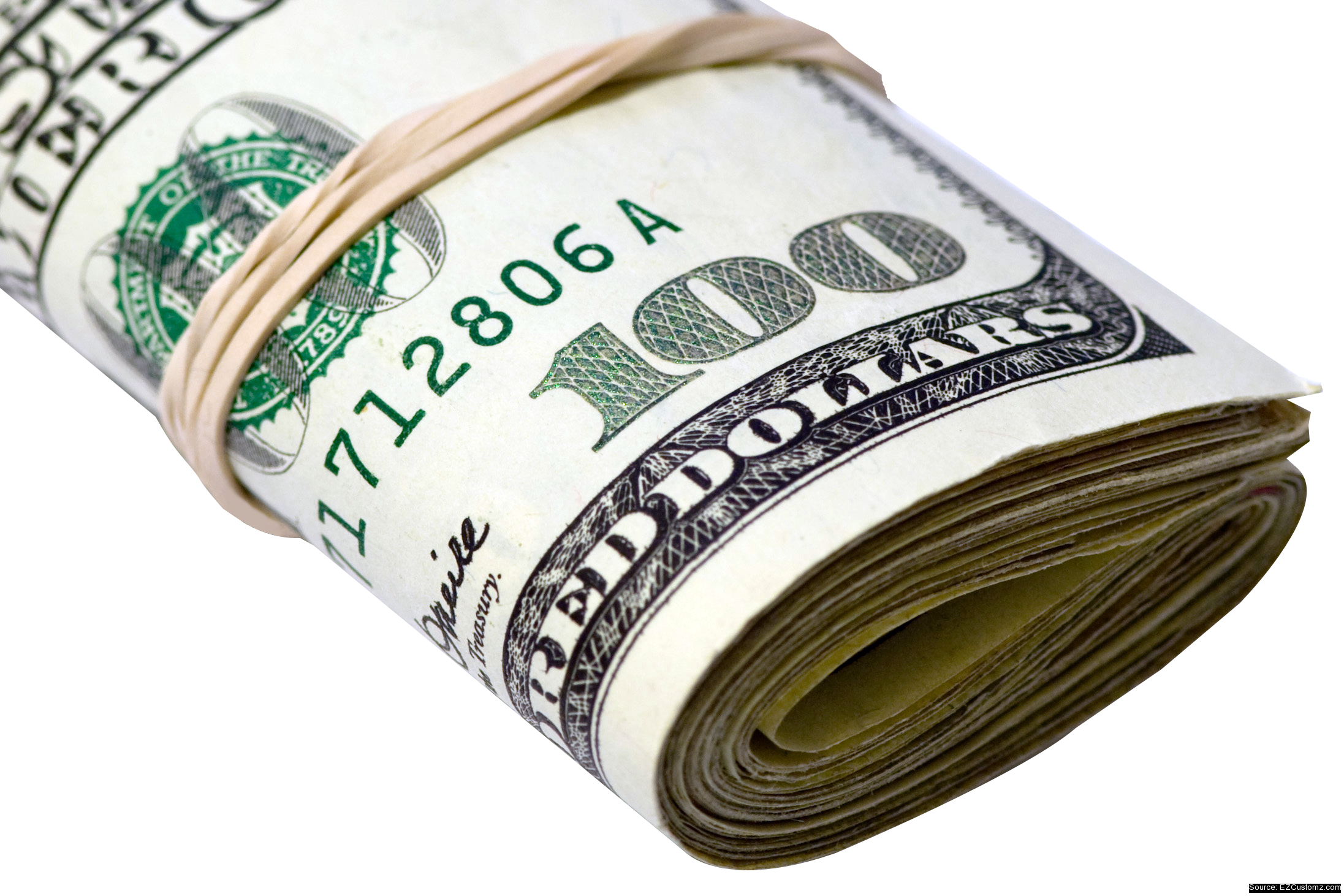 Money Roll - 30000 Dollars (2193x1462), Png Download