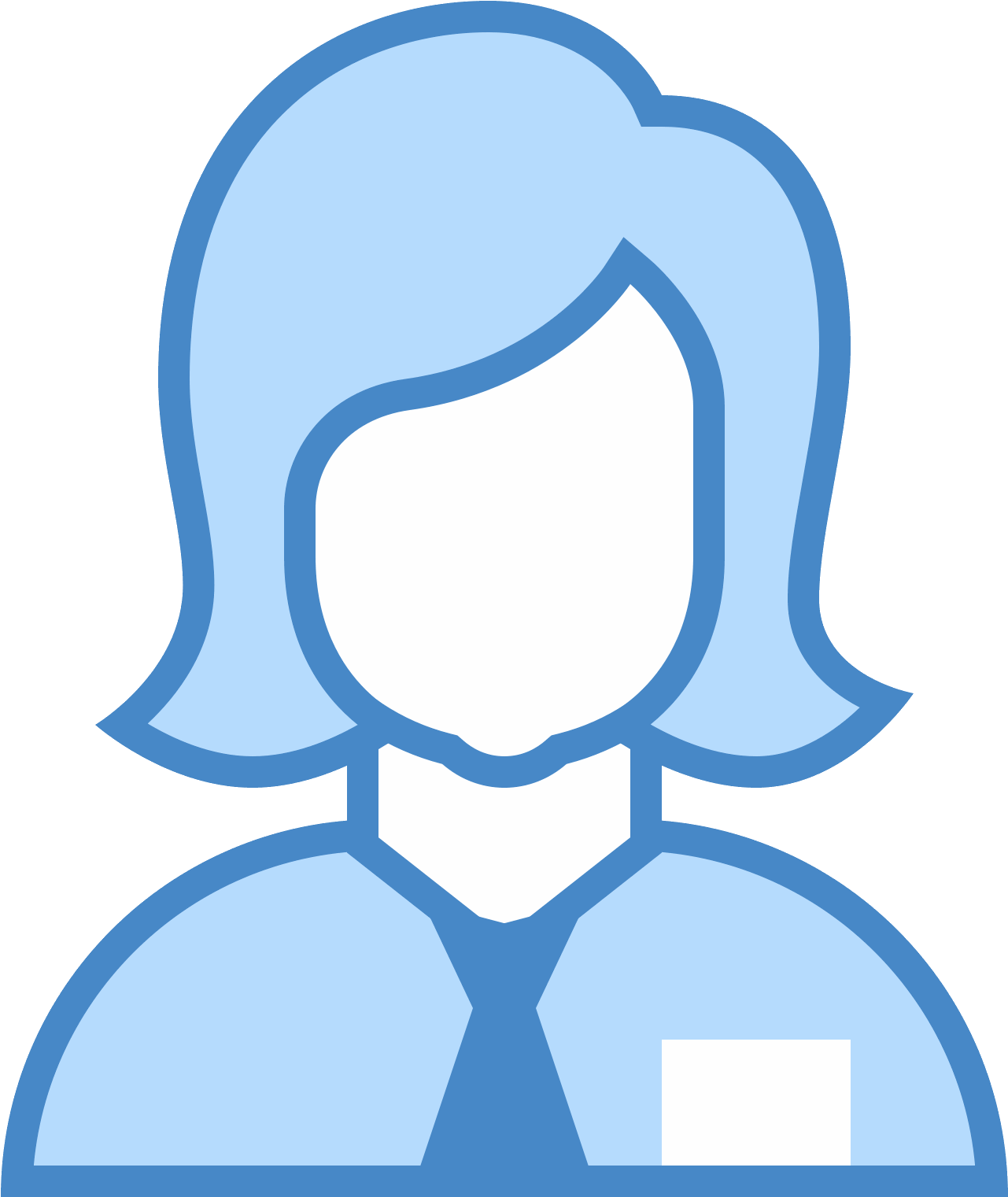 Download Collaborator Female Icon Icono Mujer Azul Png Full Size Png Image Pngkit