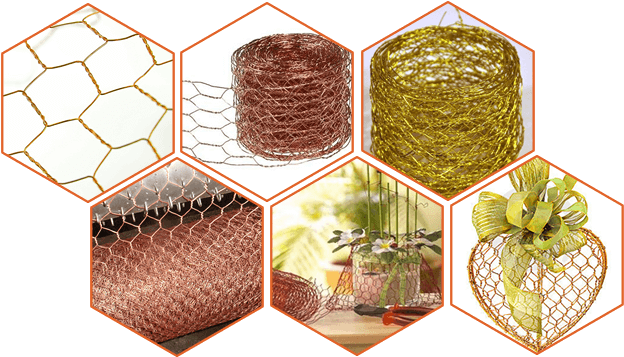 Brass/bronze/copper Hexagonal Wire Mesh Is Produced - Mesh (650x370), Png Download