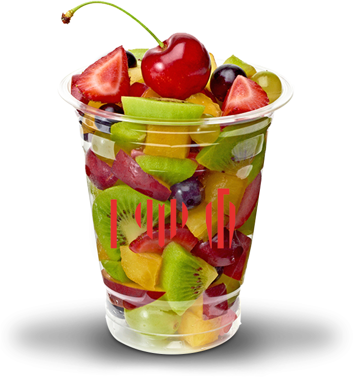 Download Fruit Cup Png Jpg Stock Fruit Salad In Plastic Cups Full
