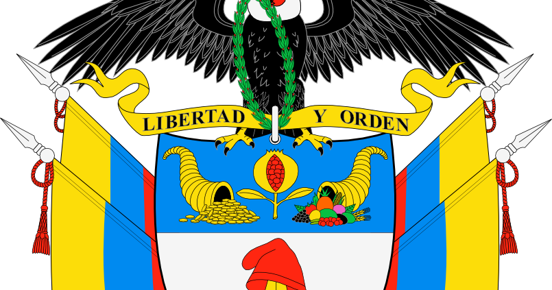 Escudo De Colombia Png (805x423), Png Download
