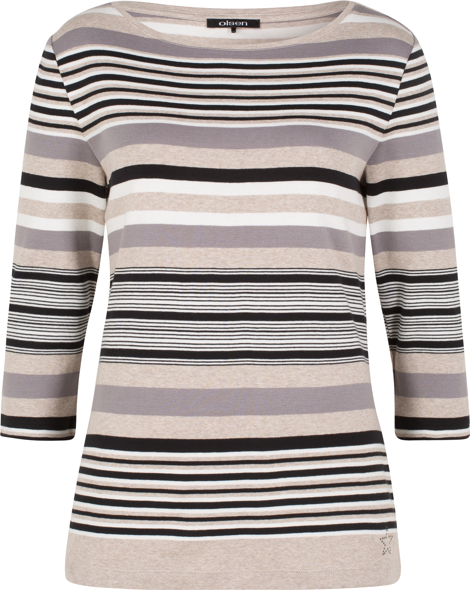 T-shirt Varied Stripe Pattern - Shirt (1652x1990), Png Download