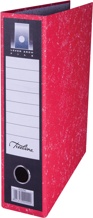 A4 Lever Arch With Plastic Compressor - Treeline A4 Lever Arch Mottled Board File (519x777), Png Download