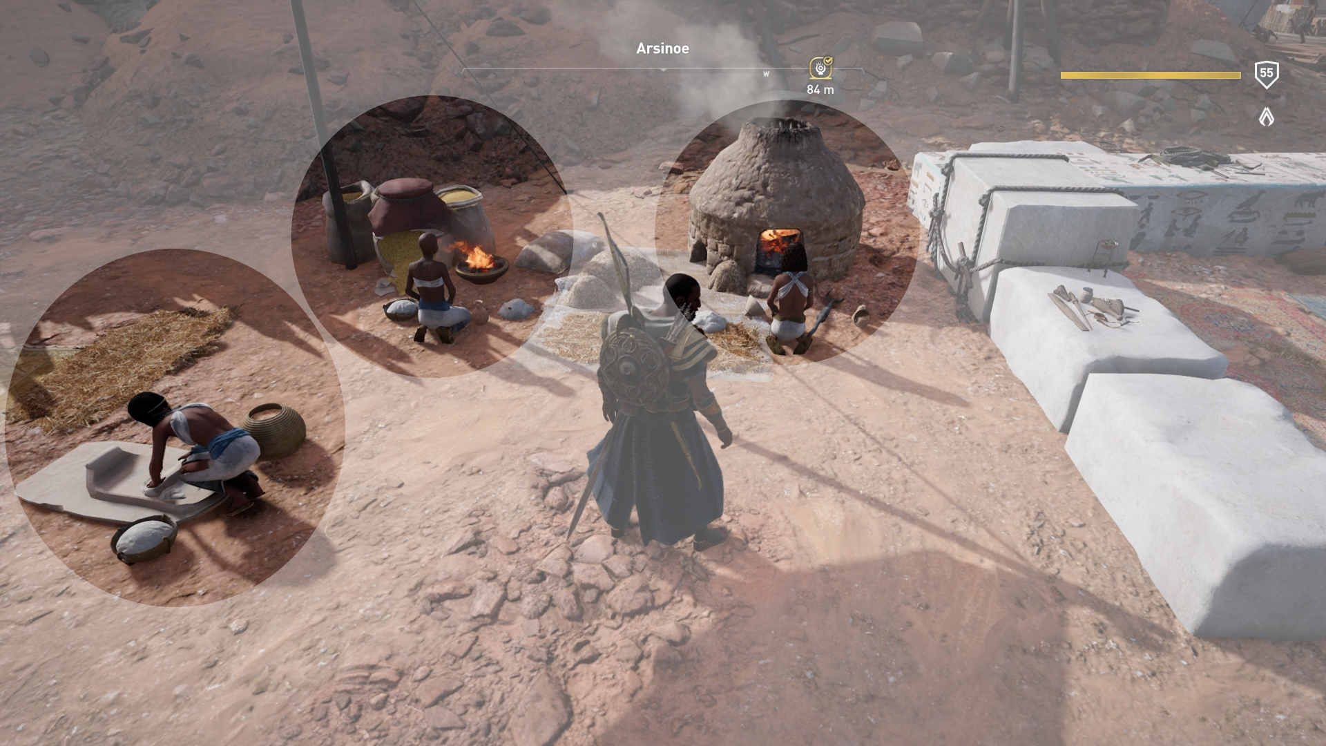 Baking Bread In Assassins Creed Origins 3 Steps - Explosive Weapon (1920x1080), Png Download