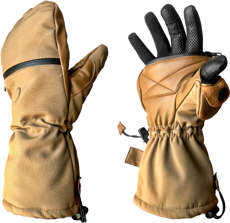 Gloves > Dyad Tech Mitten - Leather (1320x990), Png Download