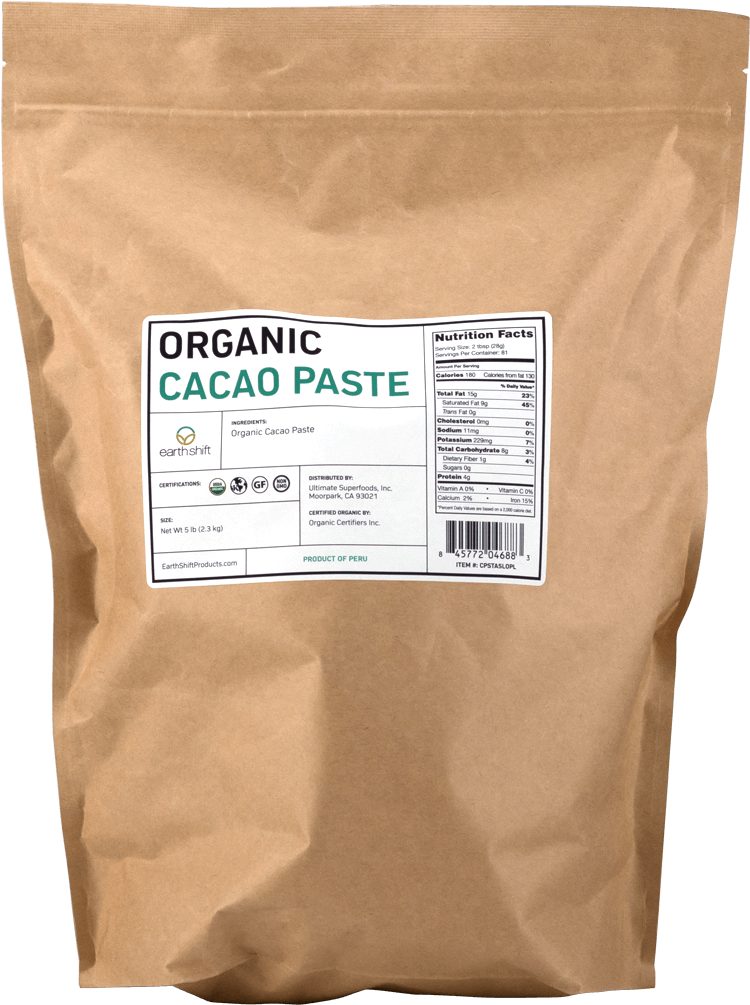 Bulk Cacao Paste - Vacuum Bag (1200x1200), Png Download