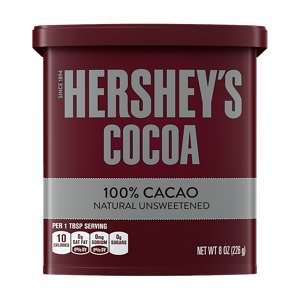 Hershey's Cocoa 100% Natural Unsweetened Cacao, 8 Oz - Box (300x300), Png Download
