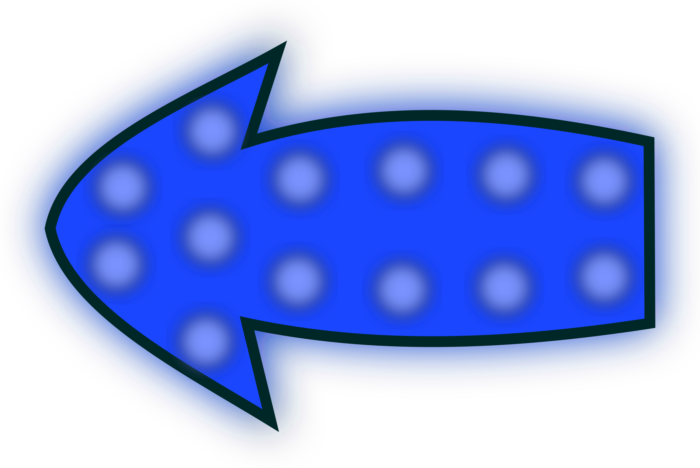 Arrow Set Blur - Arrow (2400x1674), Png Download