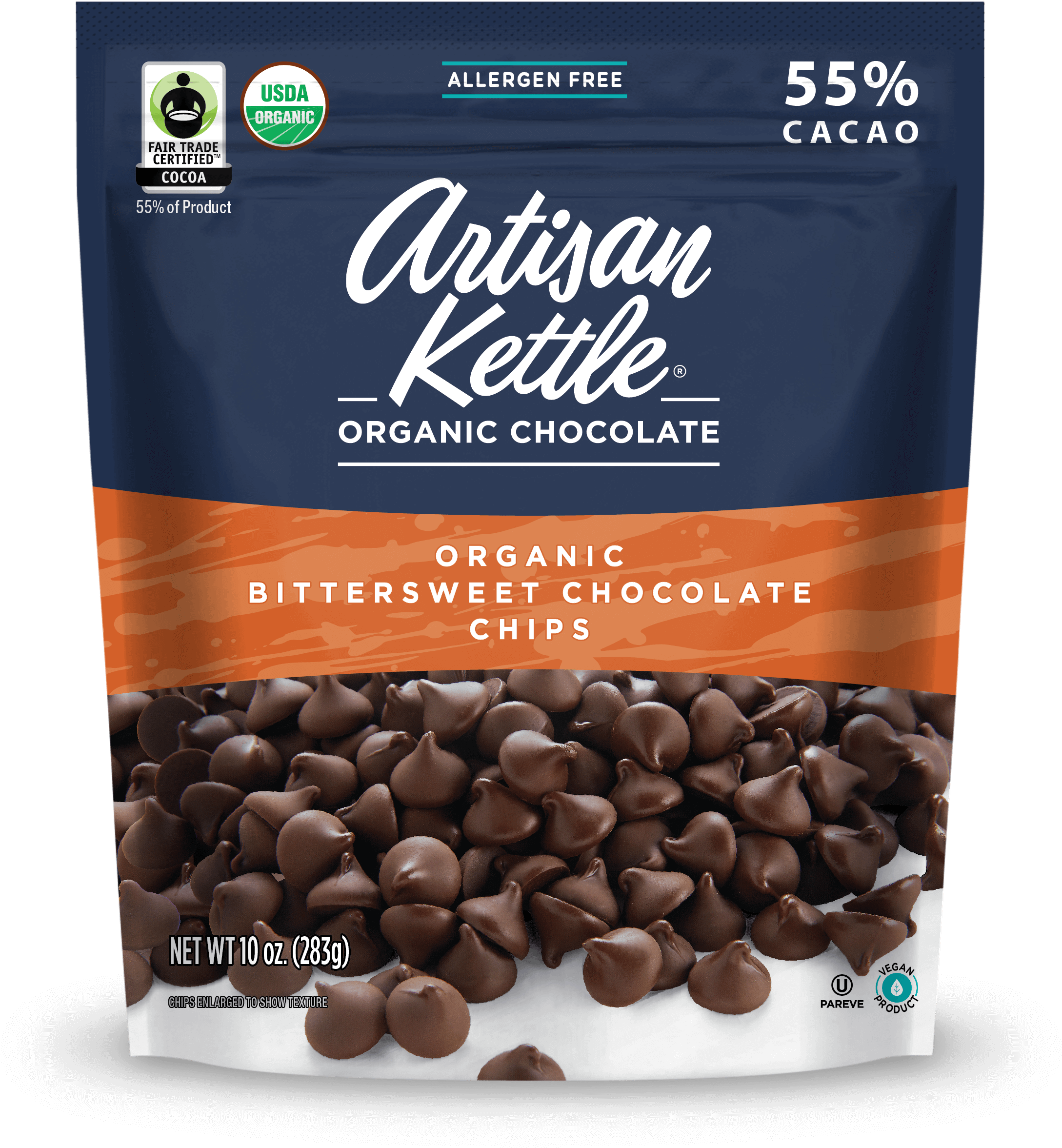 Bs Chocolate Chip Bag - Fair Trade (2196x2360), Png Download