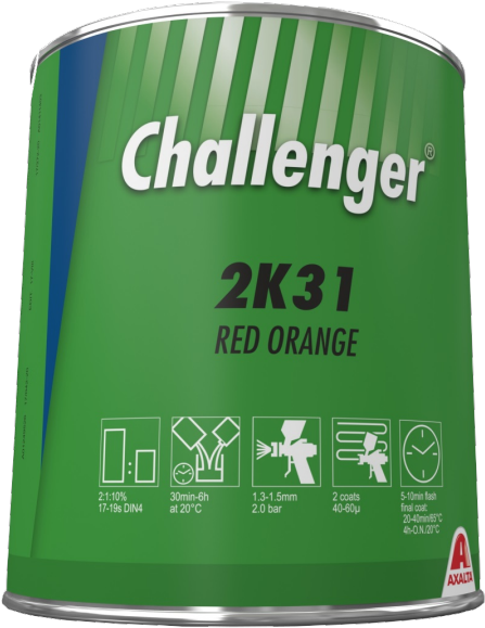 Challenger Topcoat 2k31 Red Orange - Challenger (675x675), Png Download
