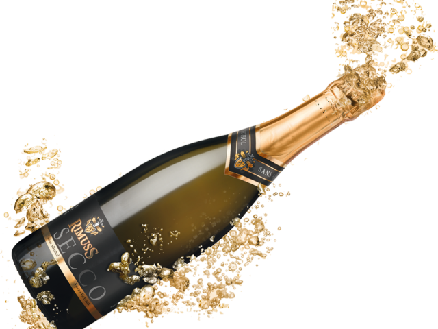 Champagne Clipart Transparent Background - Champagne Png Transparent (640x480), Png Download