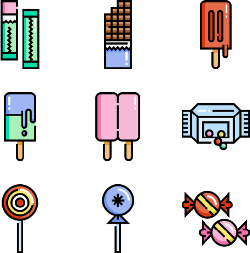 Sweet & Candies (600x564), Png Download