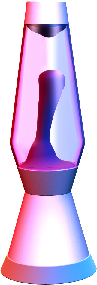 Lava Lamp, - Chair (450x1036), Png Download