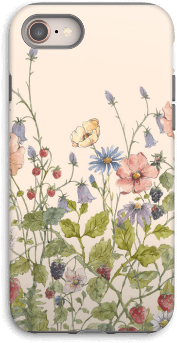 Wild Flowers Case Iphone 8 Tough - Katarzyna Stróżyńska Goraj (497x800), Png Download