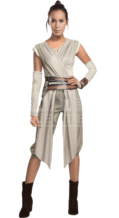 Force Awakens Deluxe Adult Rey Costume - Rey Star Wars Costume Australia (850x850), Png Download