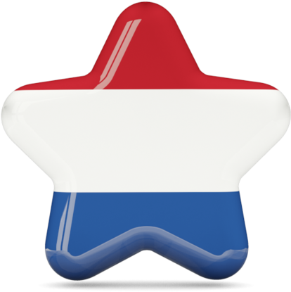 Illustration Of Flag Of Netherlands - Uae Flag Star Clipart (640x480), Png Download