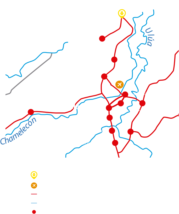 Population Centers Surrounding Villanueva Industrial - Map (694x859), Png Download