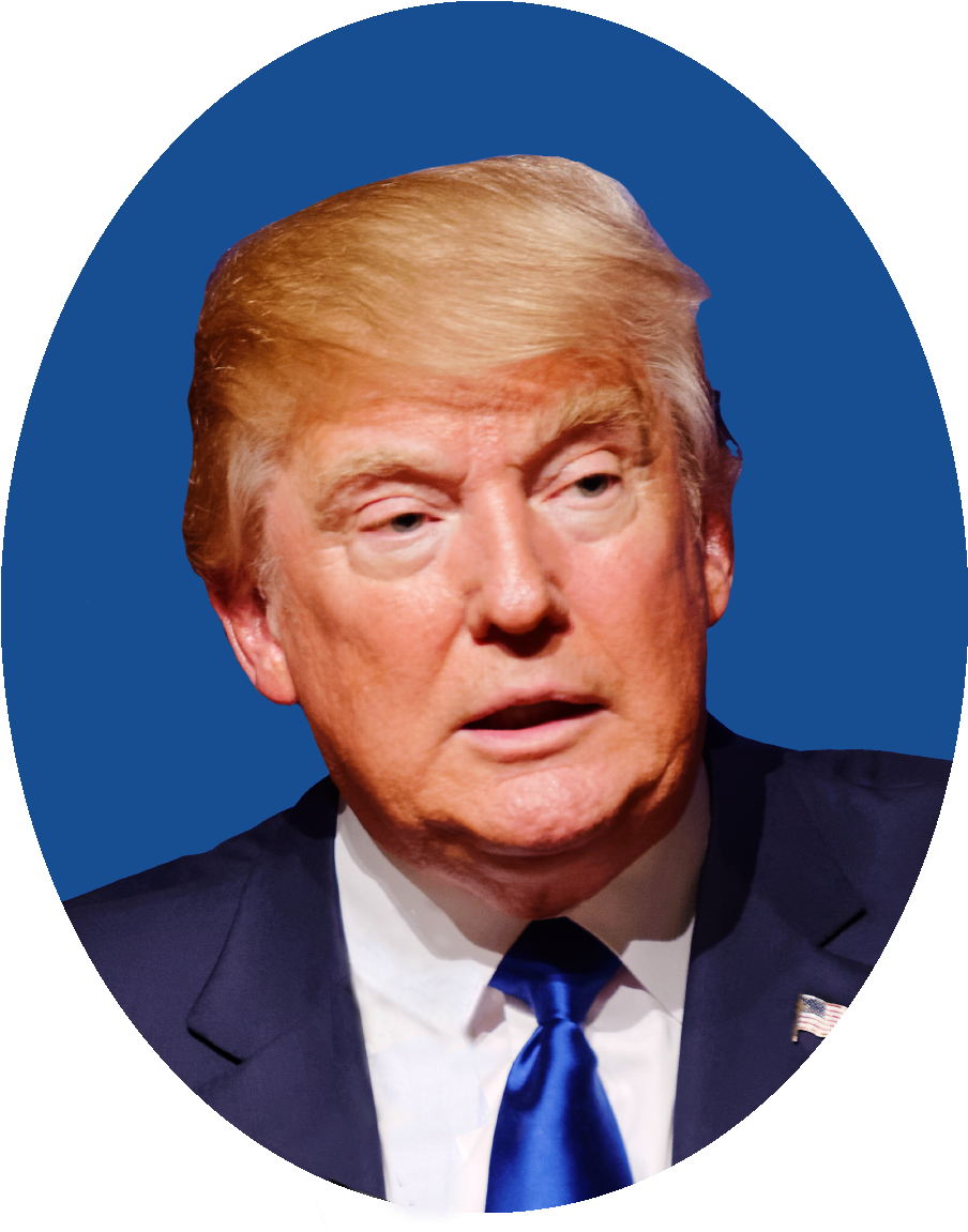 By Michael Vadon - Donald Trump Face Circle (935x1170), Png Download