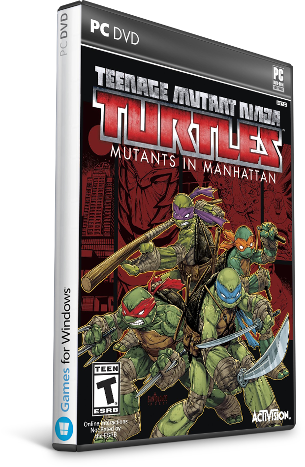 Juegos Para Pc 1 Link - Teenage Mutant Ninja Turtles Game X Box (620x950), Png Download
