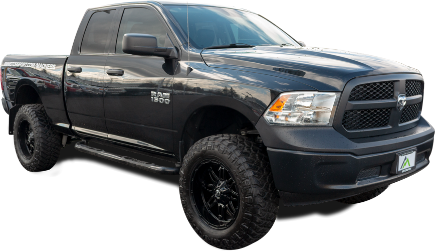 Win A Lifted Truck - Ram (868x500), Png Download