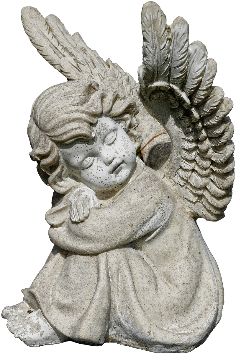 Figure Angel Cherub - Free Pngs Angel Figurines (864x1280), Png Download