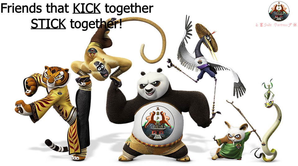 朋友们 - Kung Fu Panda Png (980x555), Png Download