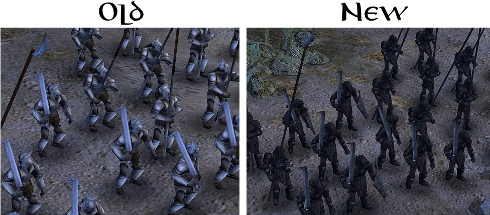 Uruk-hai Regular Armor - Battle For Middle Earth Uruk Hai (995x450), Png Download
