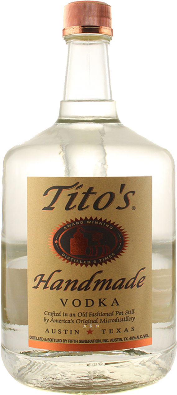 Price - Tito's Handmade Vodka (650x1350), Png Download