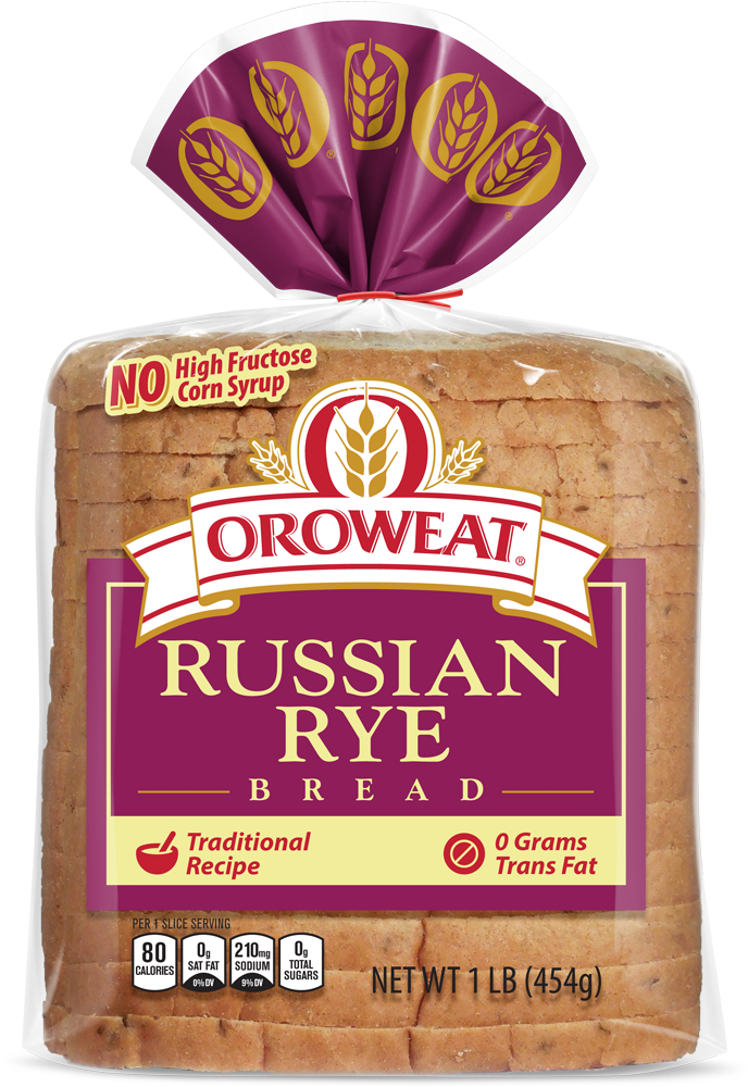 Download Oroweat Russian Rye Bread Package Image Arnold Whole Wheat
