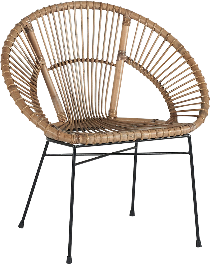 Productimage0 - Fauteuil En Rotin Rond (796x1000), Png Download