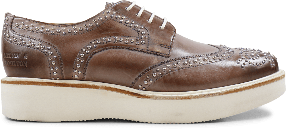 Derby Shoes Molly 1 Crust Pale Lila Rivets Xl Ginger - Sneakers (1024x1024), Png Download